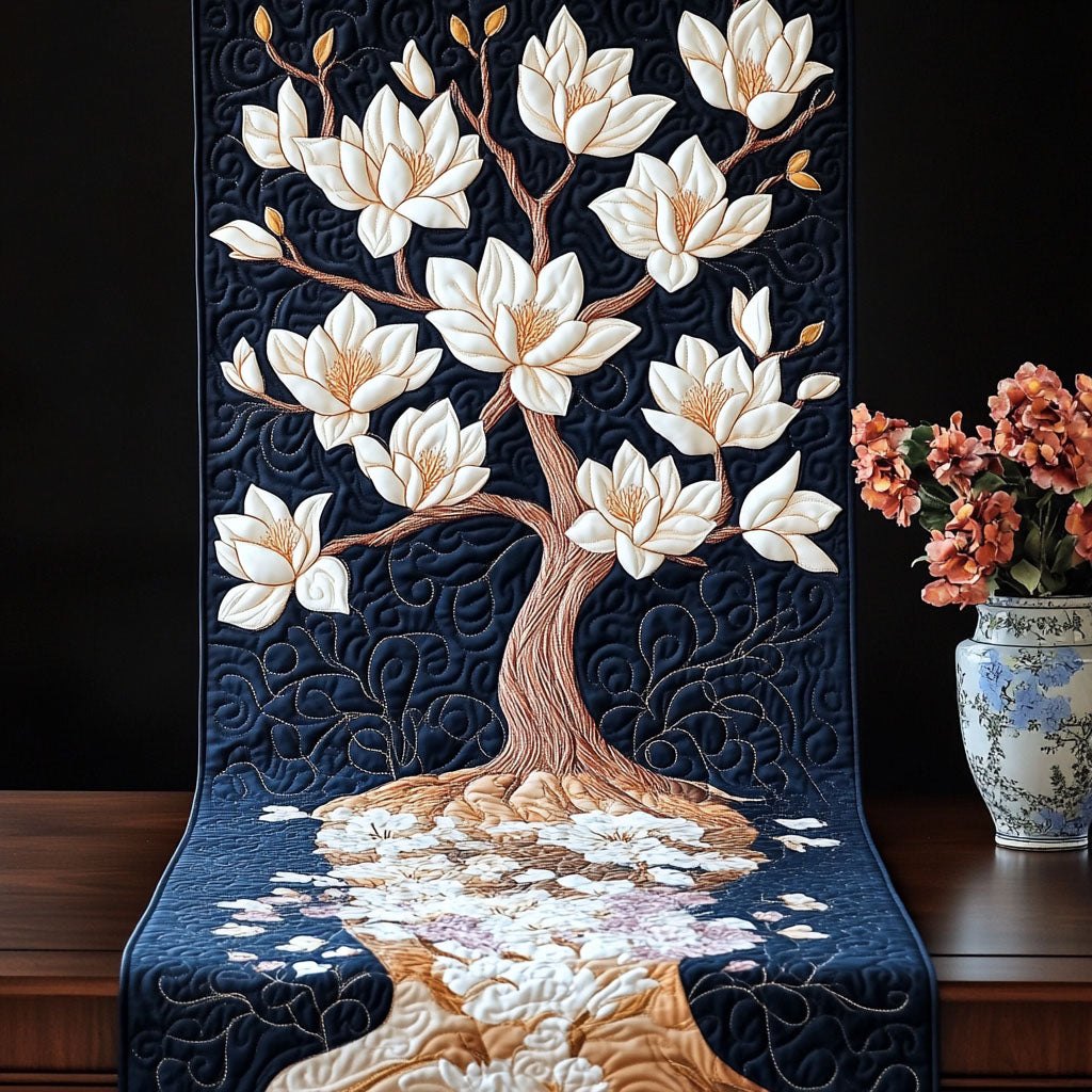 Moonlit Magnolia Table Runner