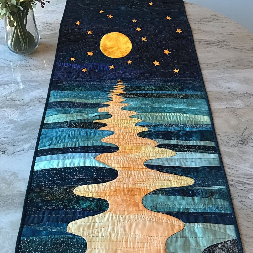 Moonlit Reflection Table Runner