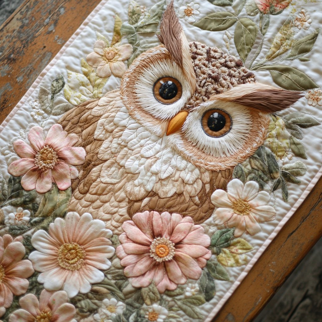 Moonlit Watcher Table Runner