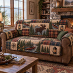 Moose Lake Cabin Sofa Cover
