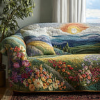 Morning Meadow Light Sofa Cover