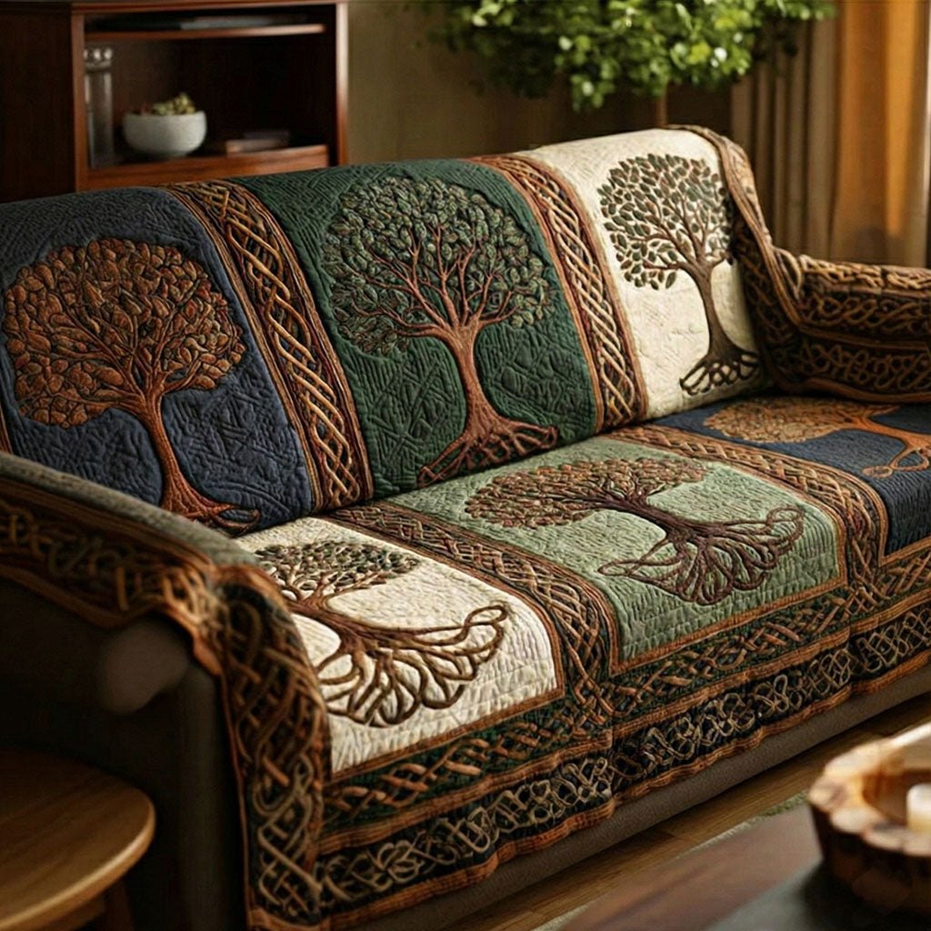 Moss Nature Roots Sofa Cover