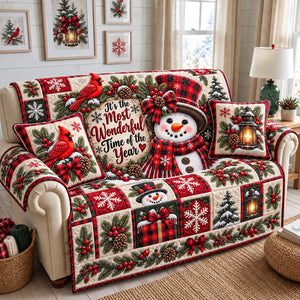 Most Wonderful Christmas Sofa Cover - Made to Order