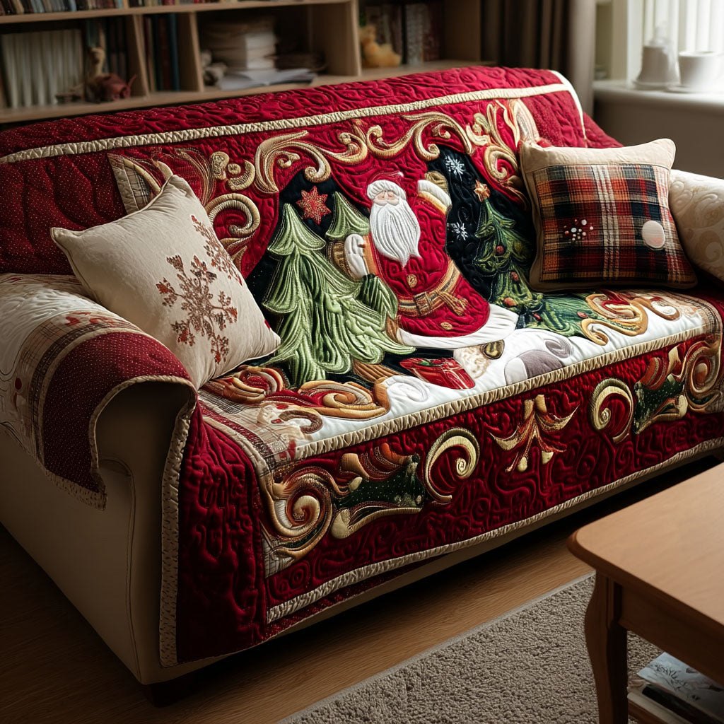 Mountain Christmas Sofa Cover