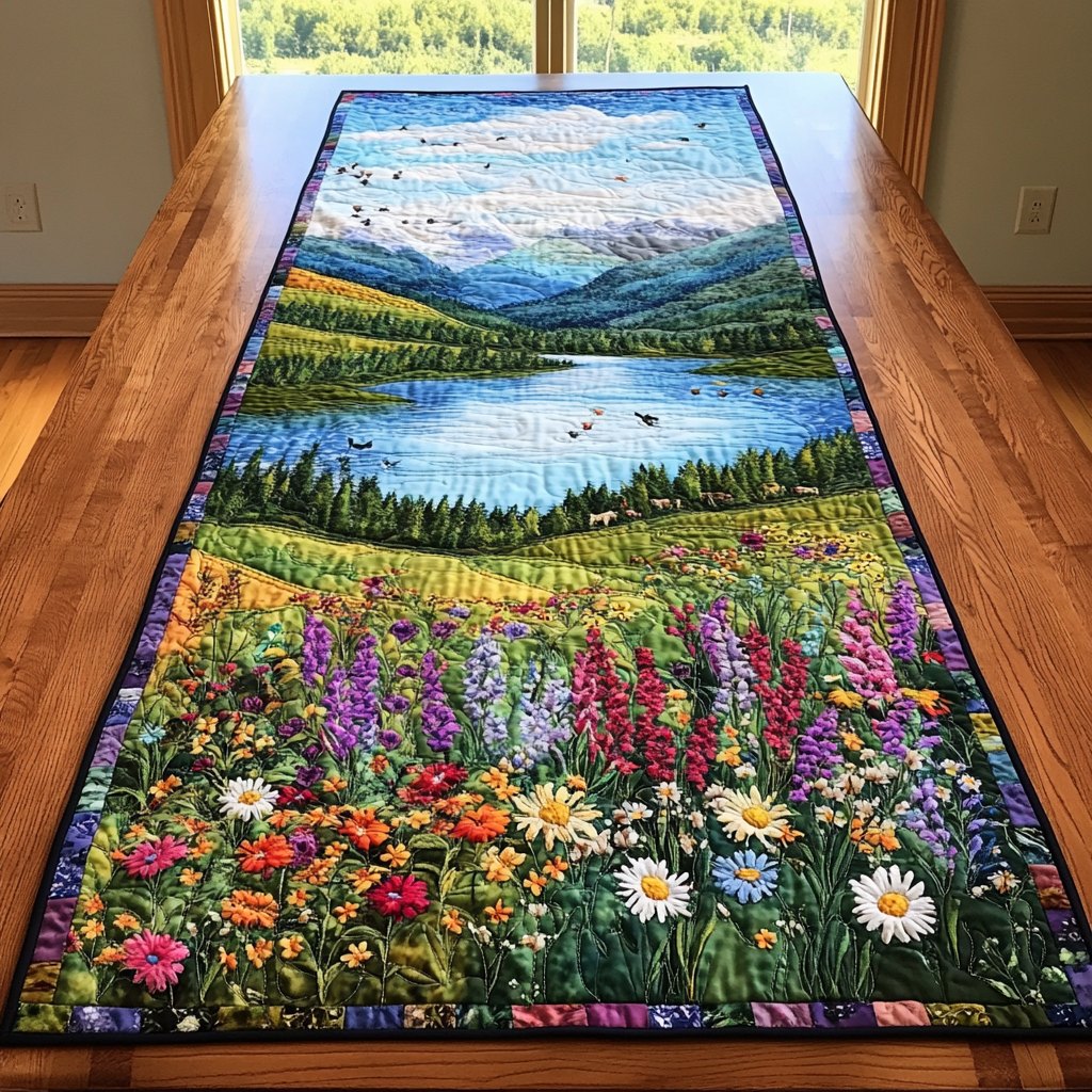 Mountain Escape Table Runner