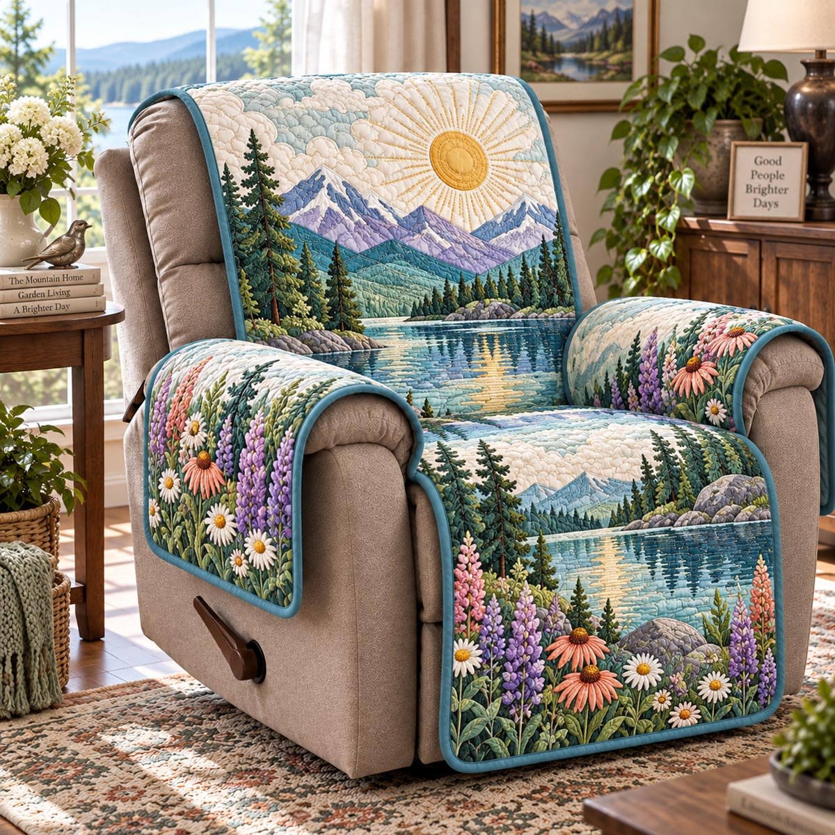 Mountain Lake Garden Sofa Cover