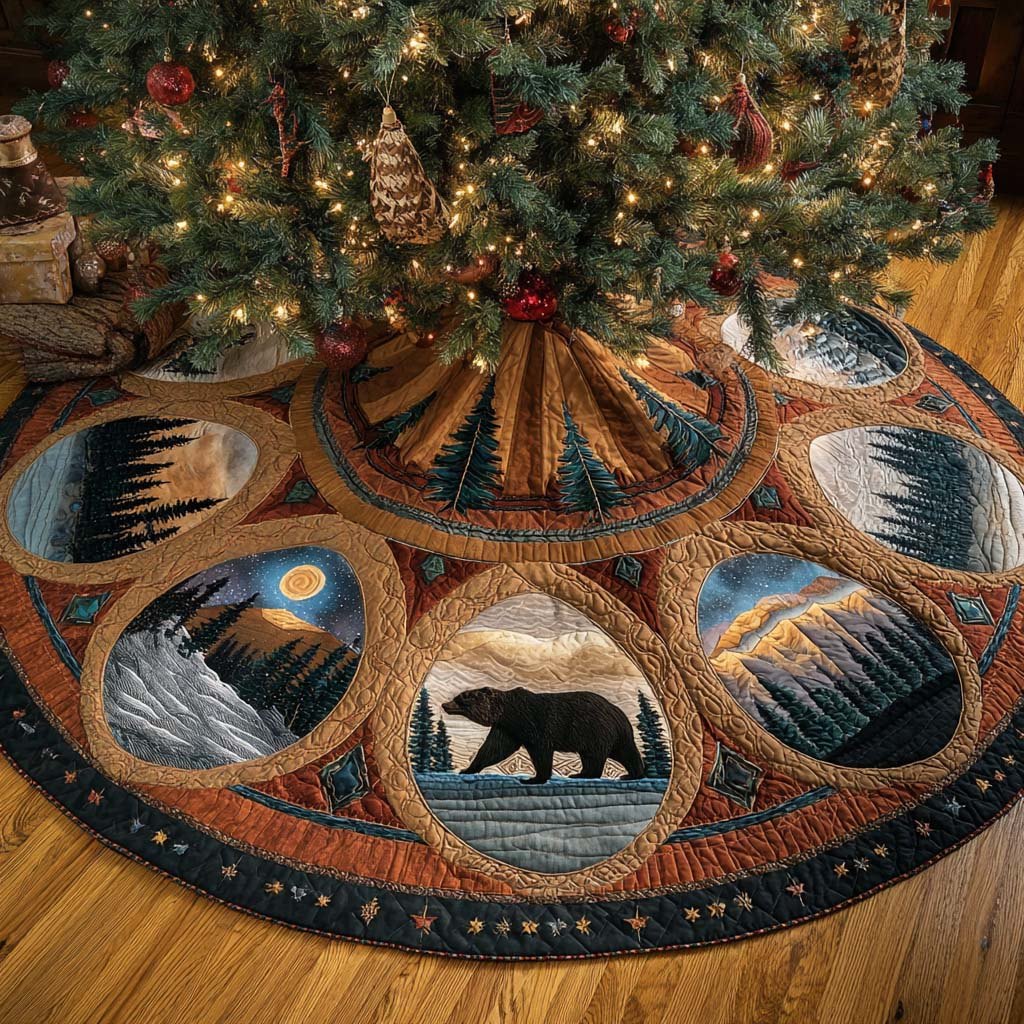 Mountain Refuge Christmas Tree Skirt