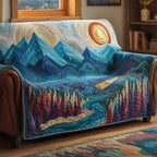 Mountain Sunrise Sofa Cover