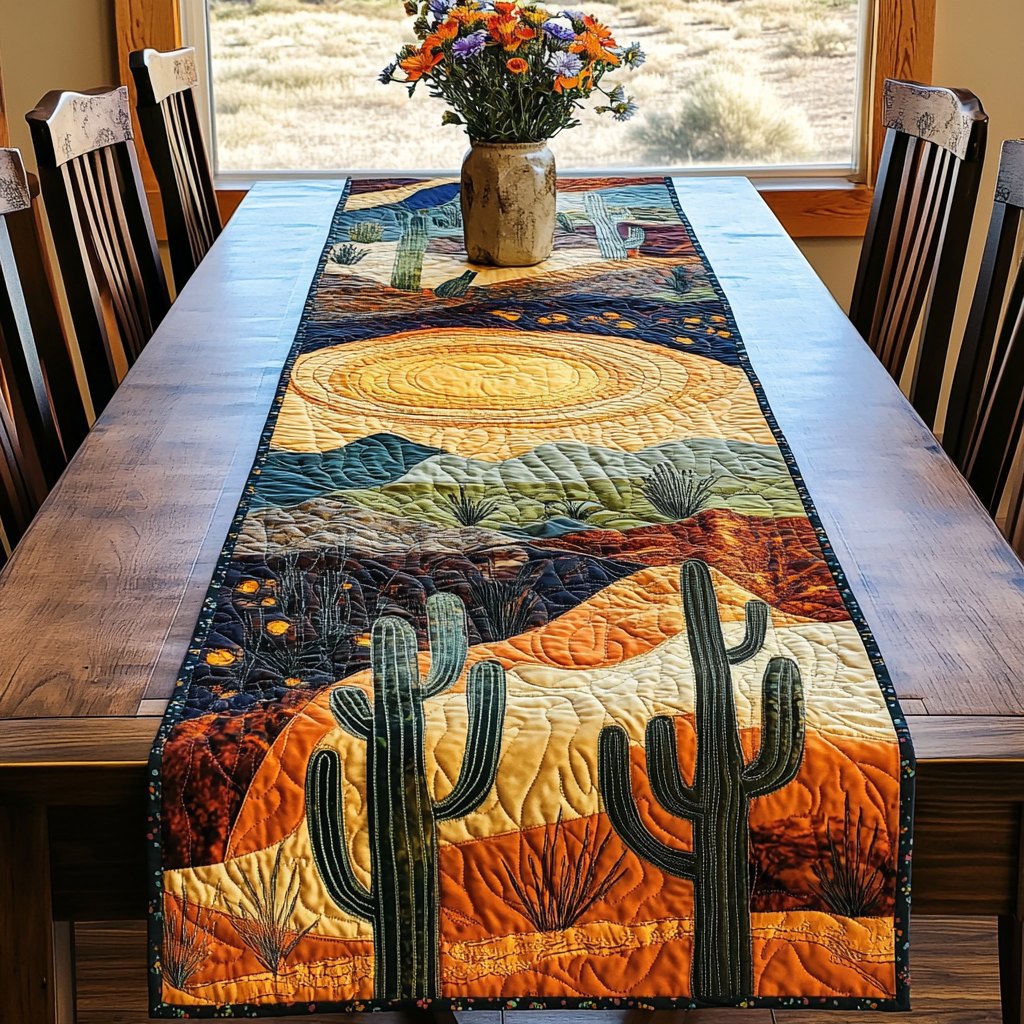 Mountain Sunrise Table Runner