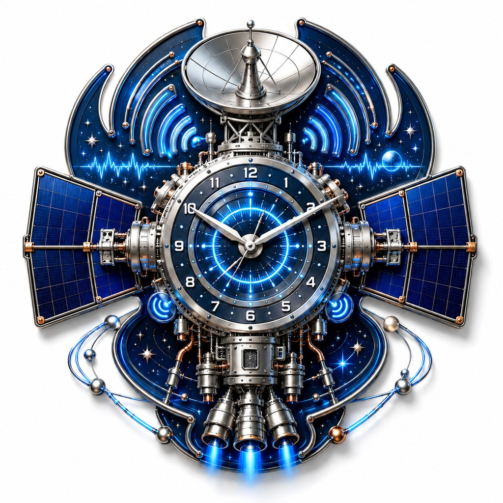 Space Enthusiasts Custom Name Wall Clock — personalized with a custom name