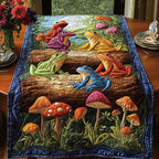 Mushroom Meadow Magic Table Runner