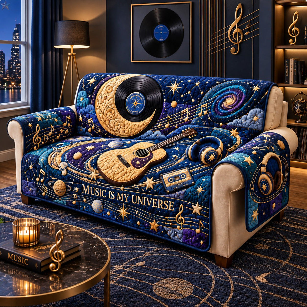 Music Is My Universe Sofa Cover