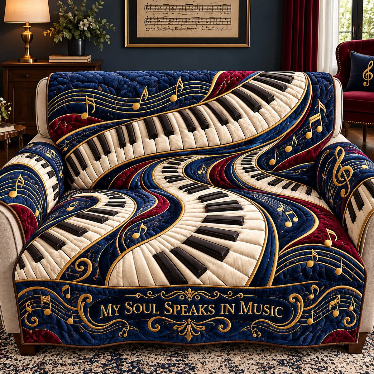 My Soul Speaks in Music Sofa Cover