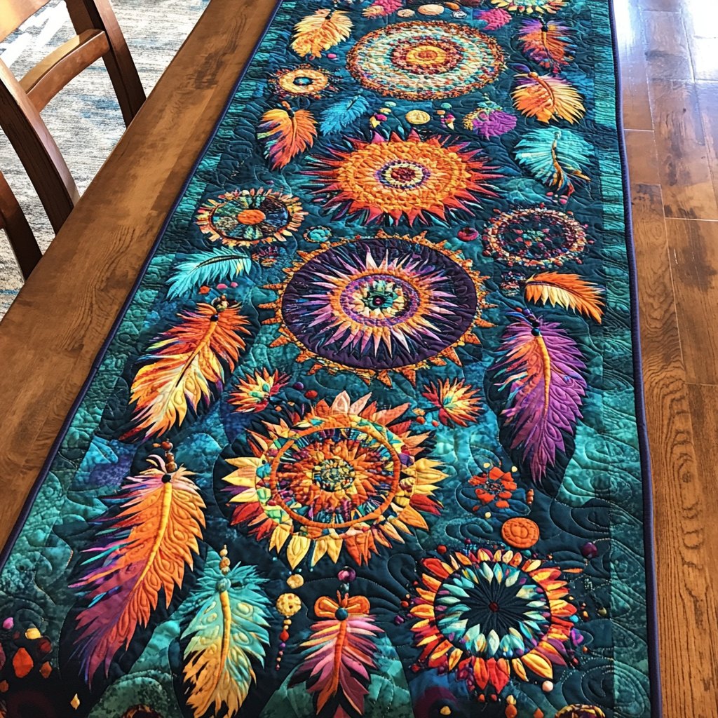 Mystic Dreamcatcher Table Runner