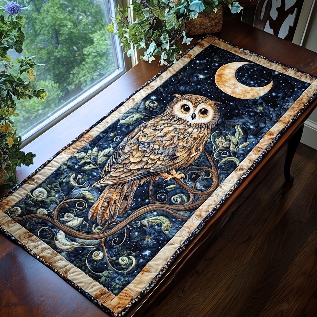 Mystic Hoot Table Runner