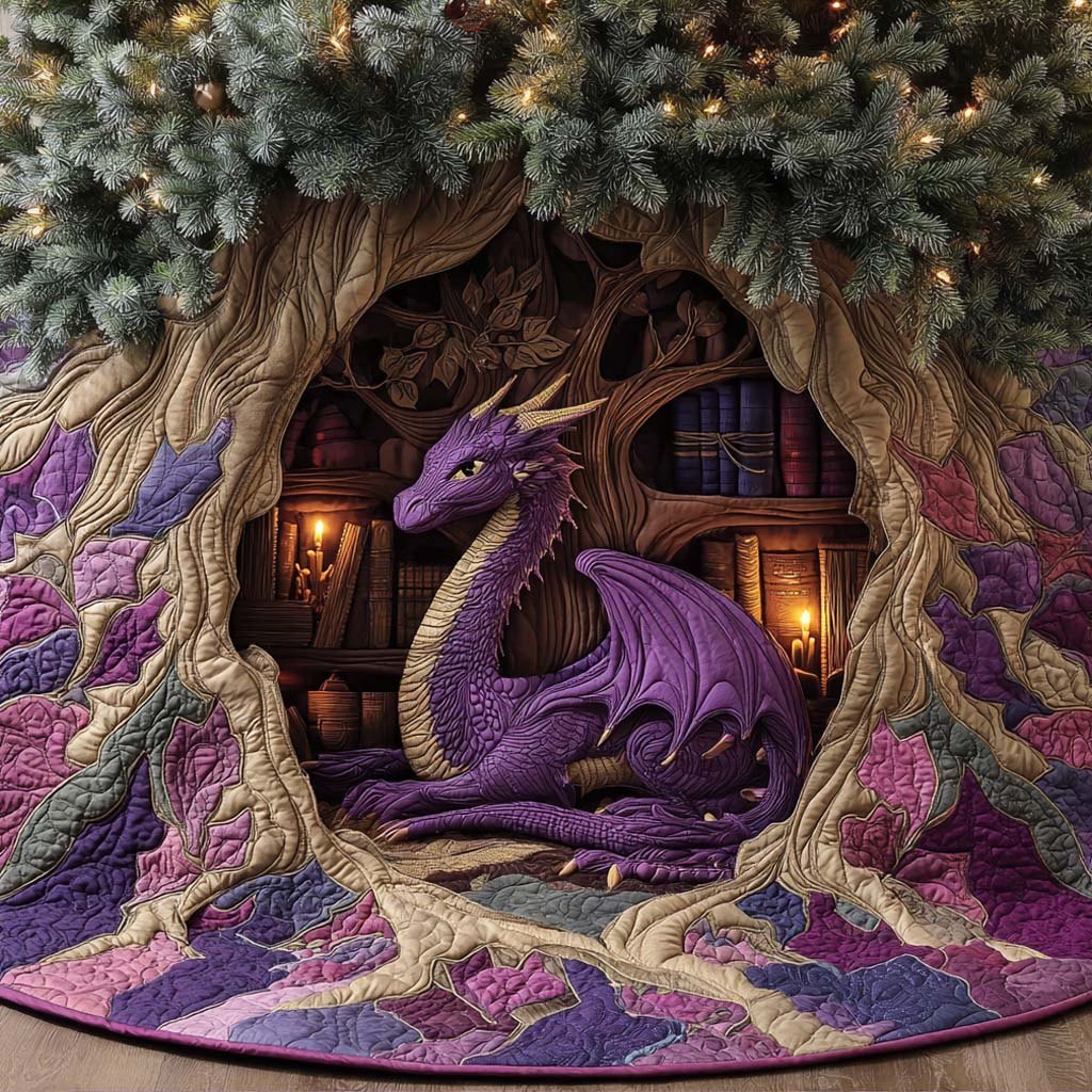 Mystic Lorekeeper Christmas Tree Skirt