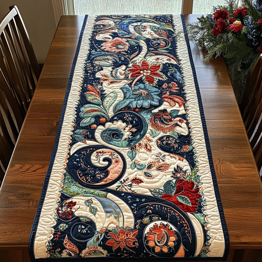 Mystic Paisley Table Runner