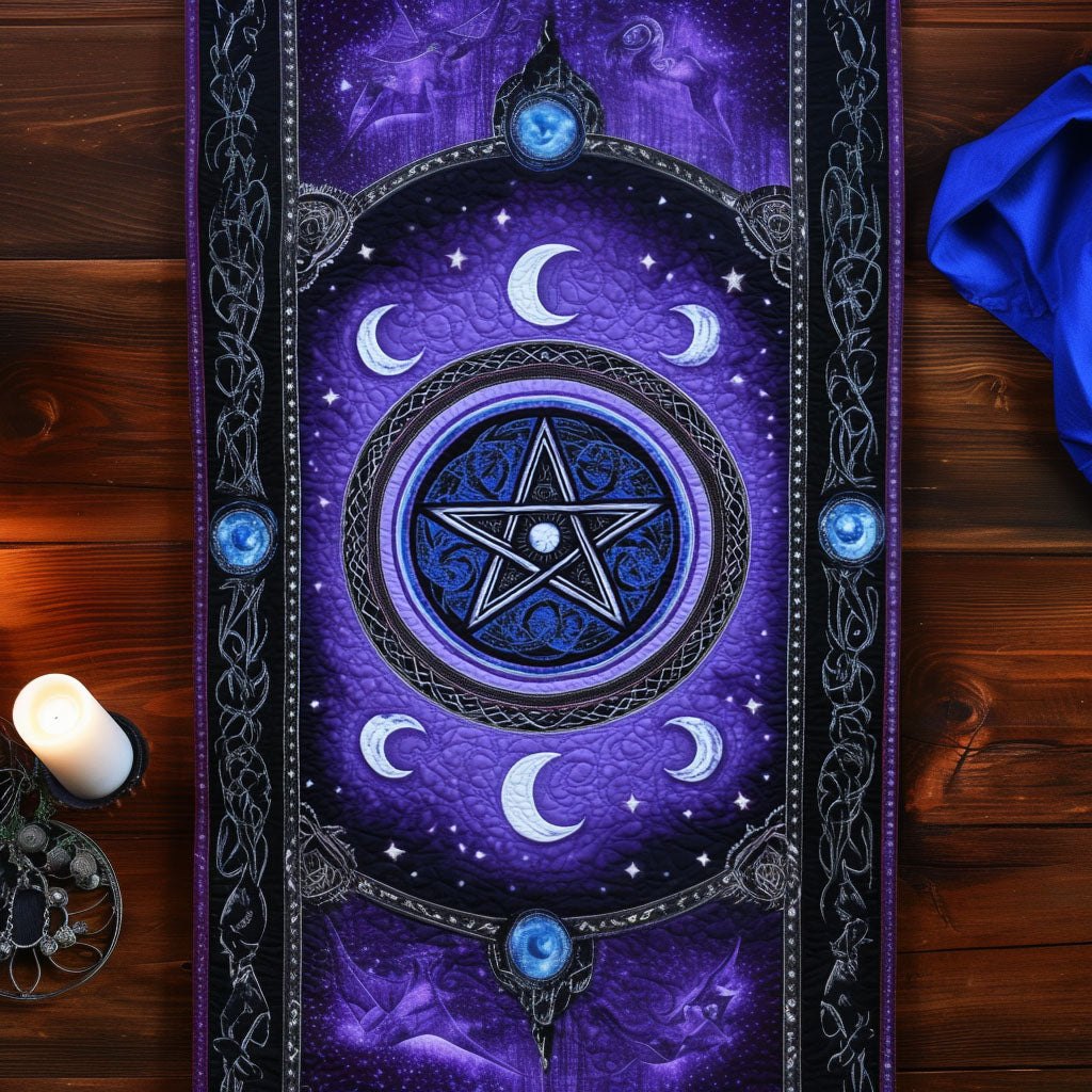 Mystic Pentacle Harmony Table Runner