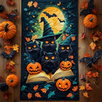 Mystical Cats Table Runner