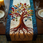 Mystical Tree of Colors Table Runner