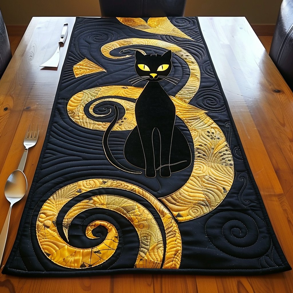 Mystique Cat Dream Table Runner
