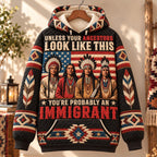 Native Ancestor Pride hoodie, all-over print