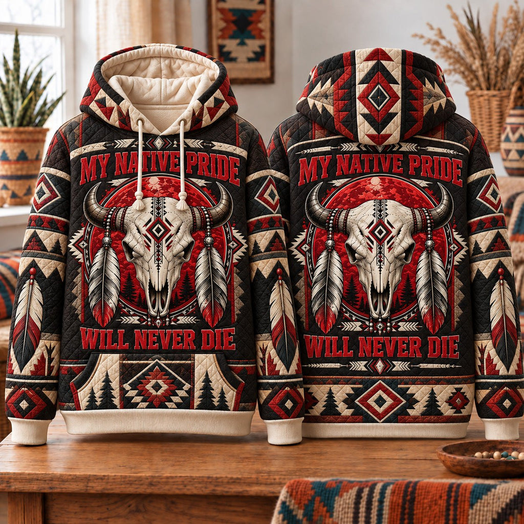 Native Pride Forever hoodie, all-over print