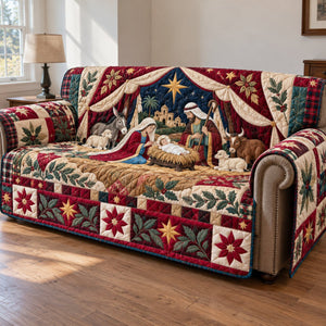Nativity Heavenly Star Sofa Cover - Made to Order