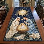Nativity Sacred Night Table Runner