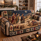 Three Wise Men with Camel Nativity Sofa Cover