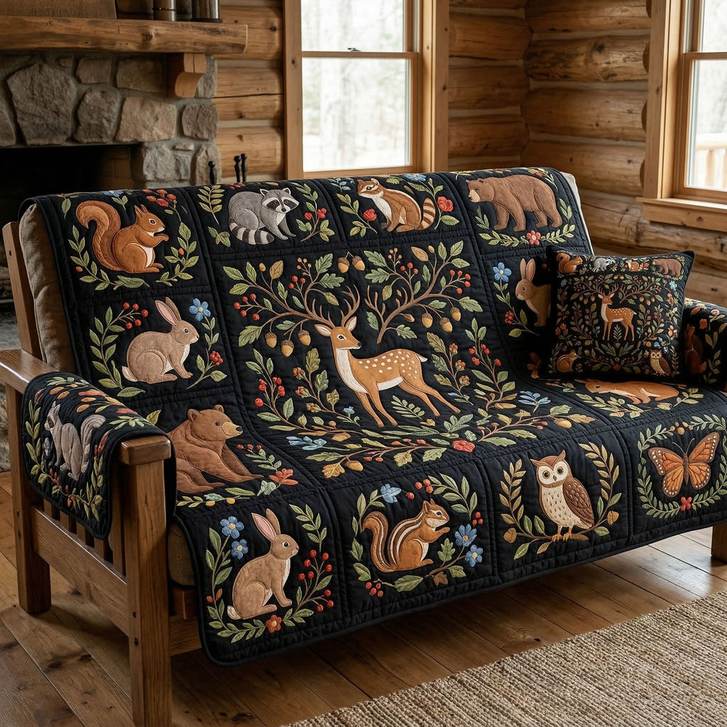 Nature Gathering Sofa Cover