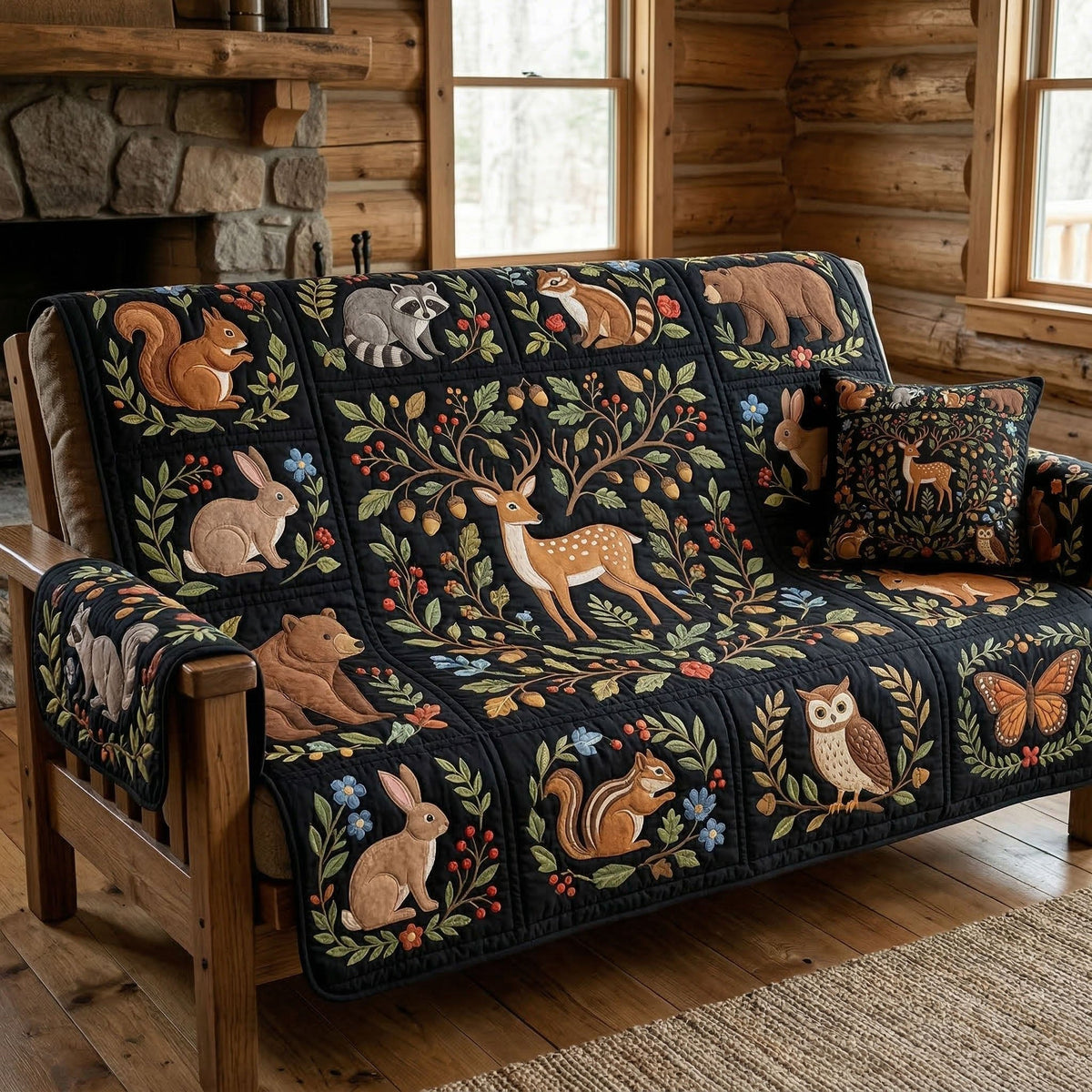 Nature Gathering Sofa Cover