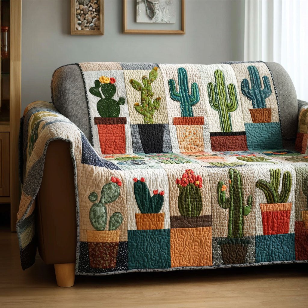 Nature Patchwork Sofa Cover