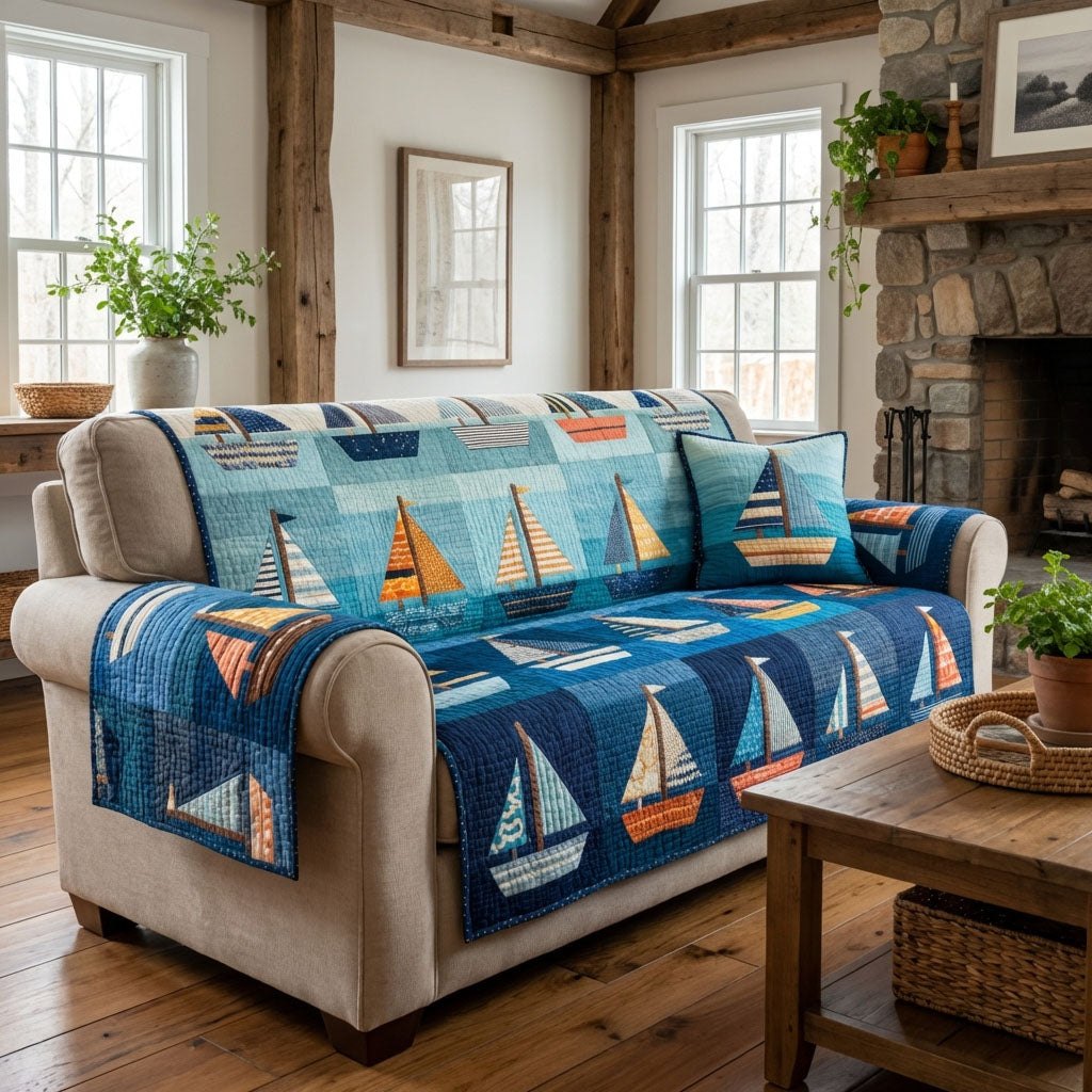 Nautical Dreams Sofa Cover
