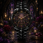 Custom Personalized Enchanted Rose Cathedral Watch — personalized with a custom name