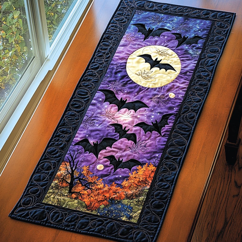 Night Wings Table Runner