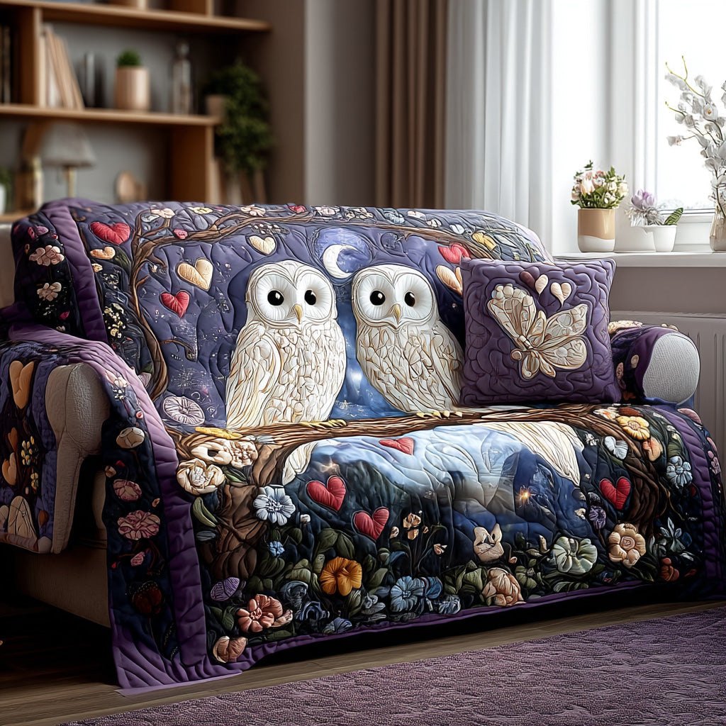 Nightfall Owls Sofa Cover