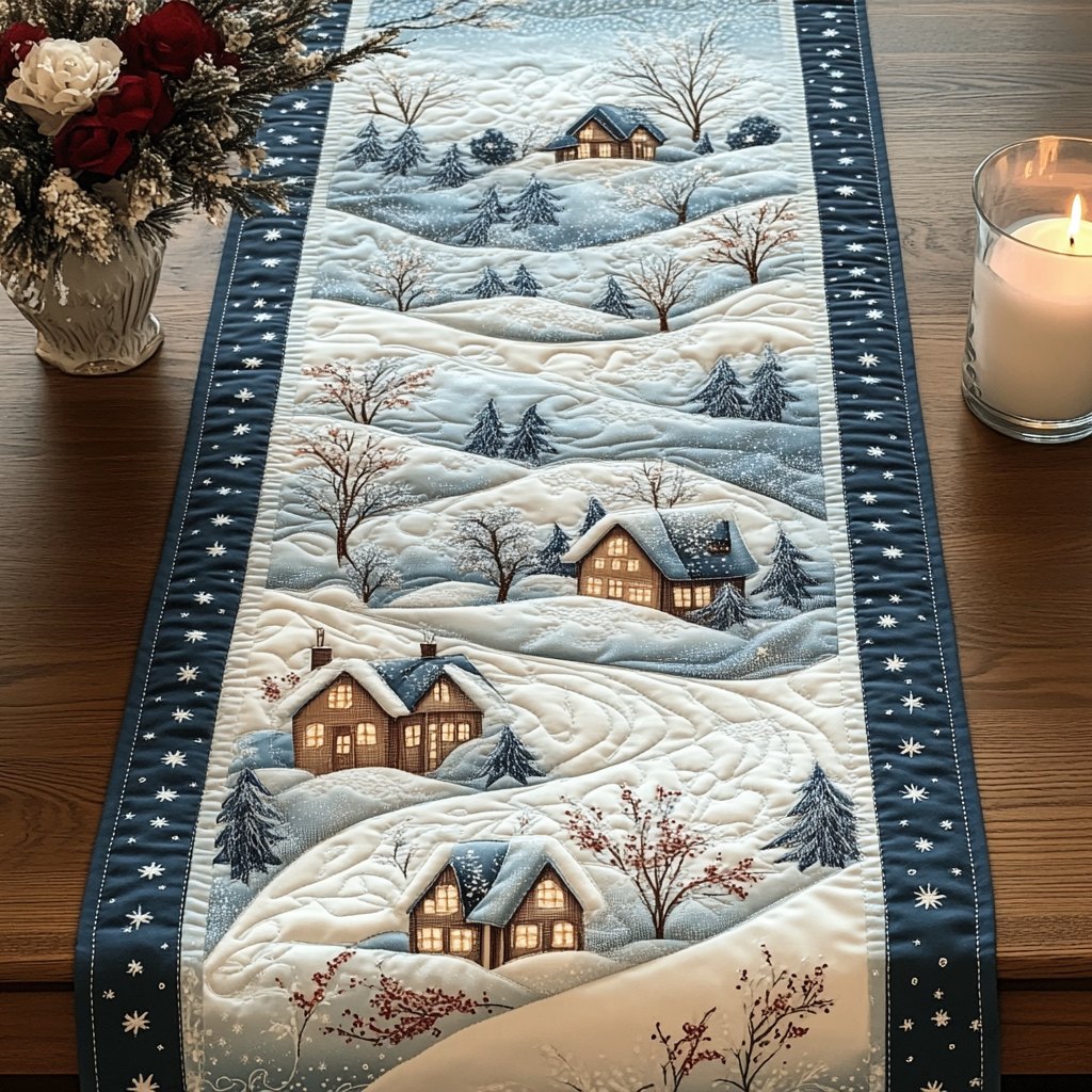 Nightfall Pines Table Runner