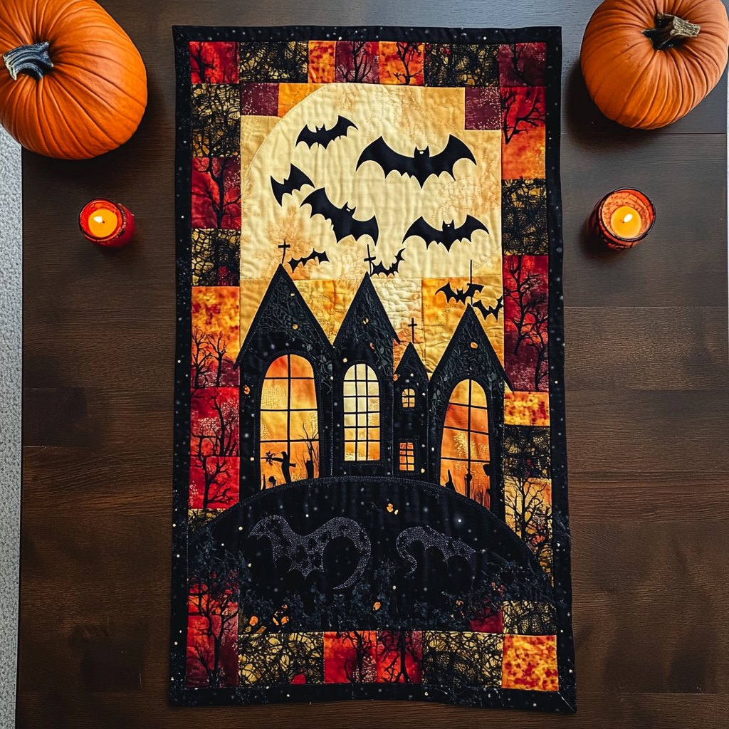 Nightmare Castle Table Runner