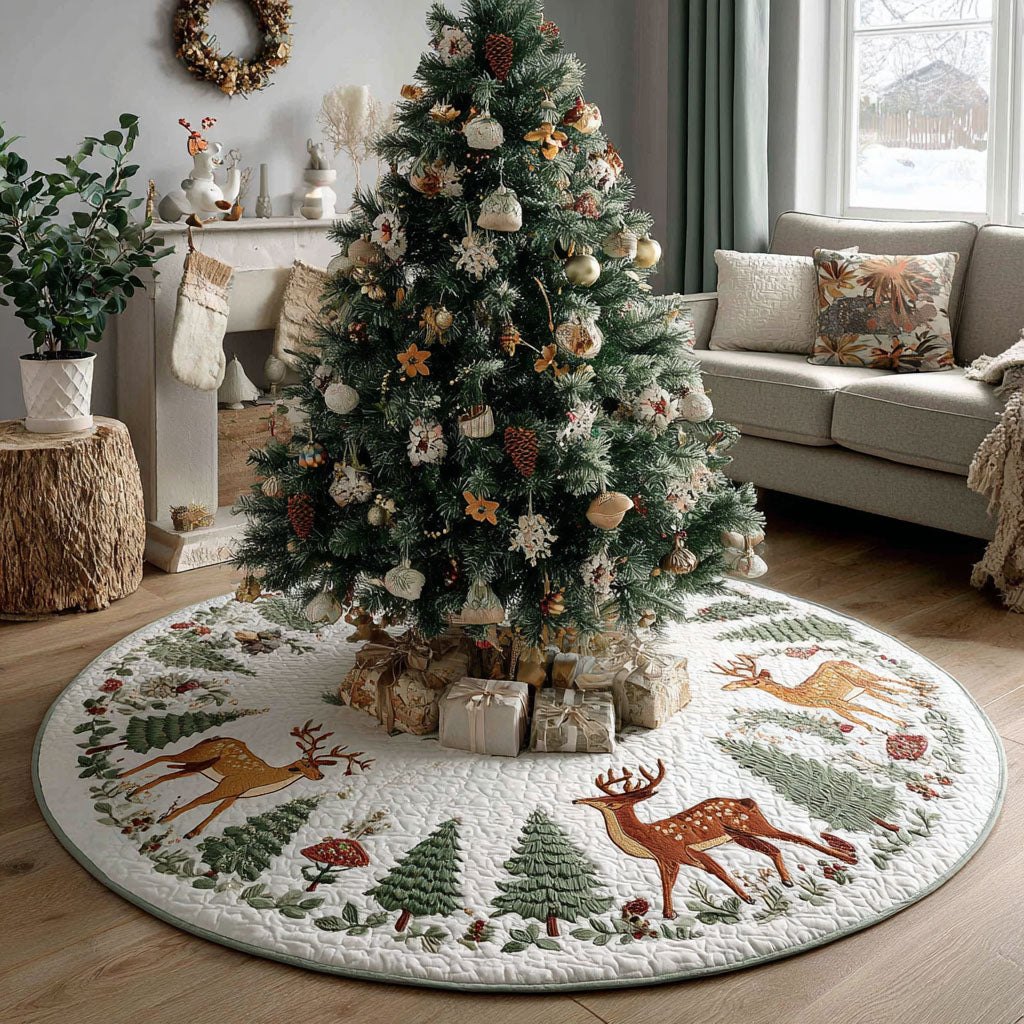 Noble Forest Christmas Tree Skirt