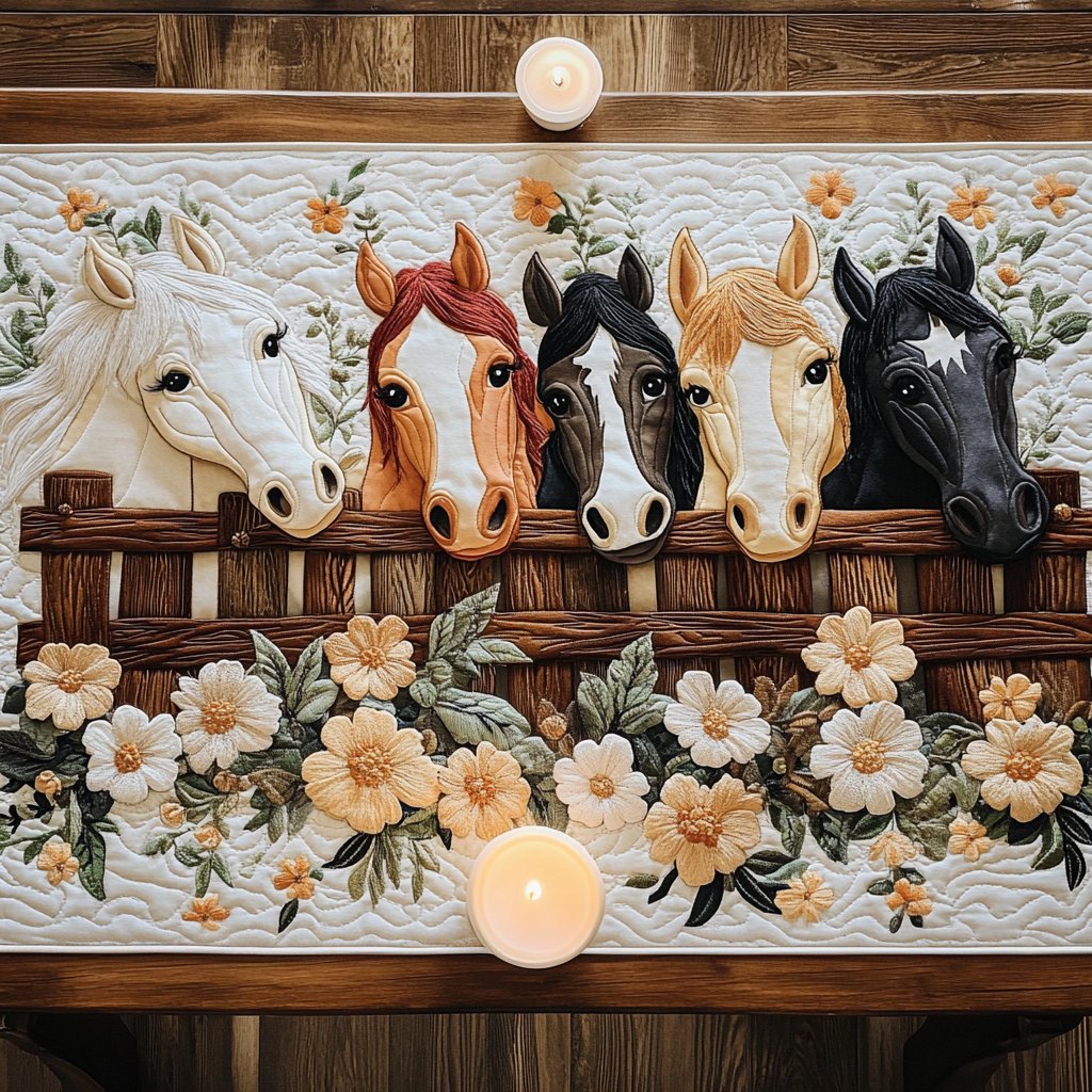 Noble Steps Table Runner