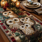 Noel Owl Gathering Table Runner