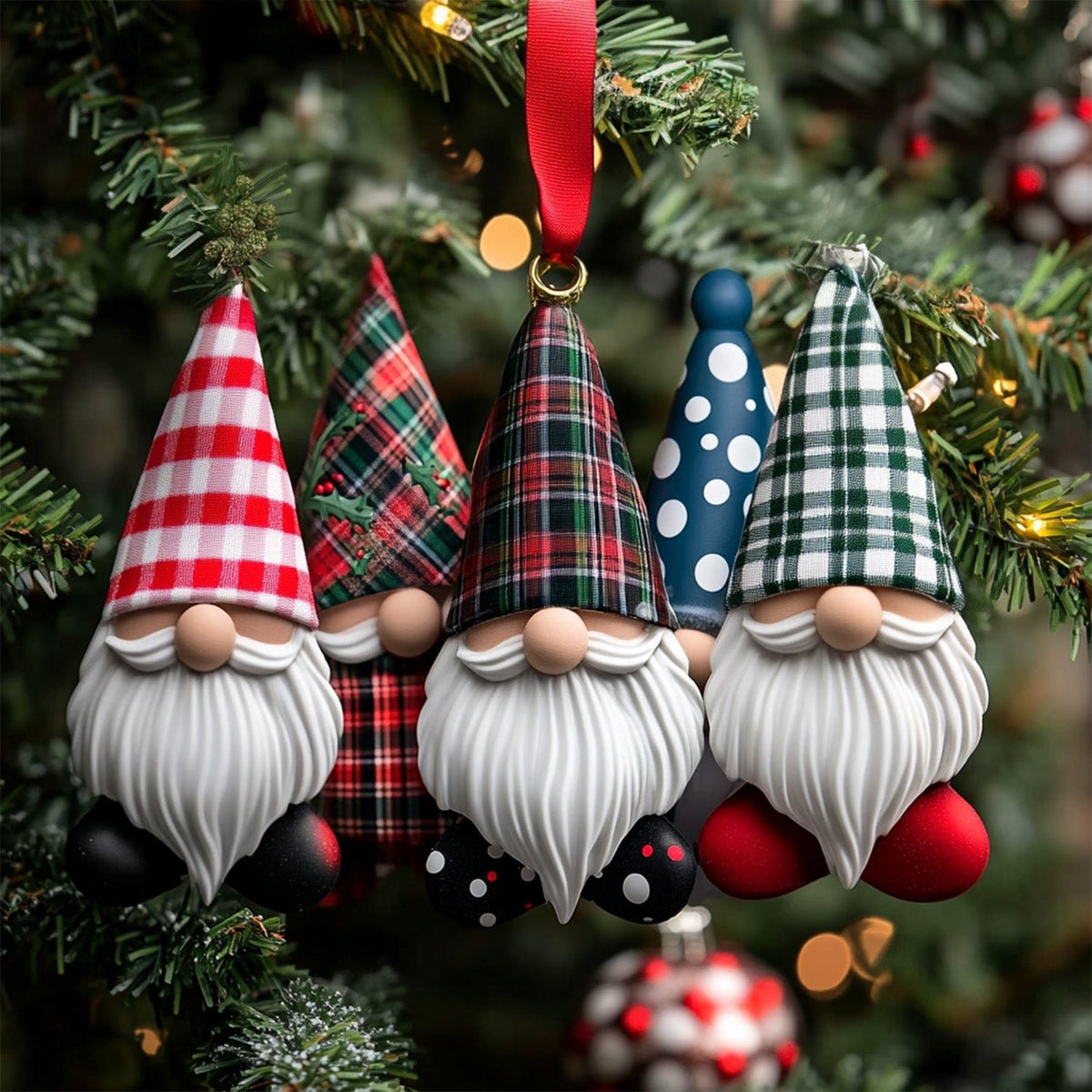 Noel Gnomes Christmas Ornament