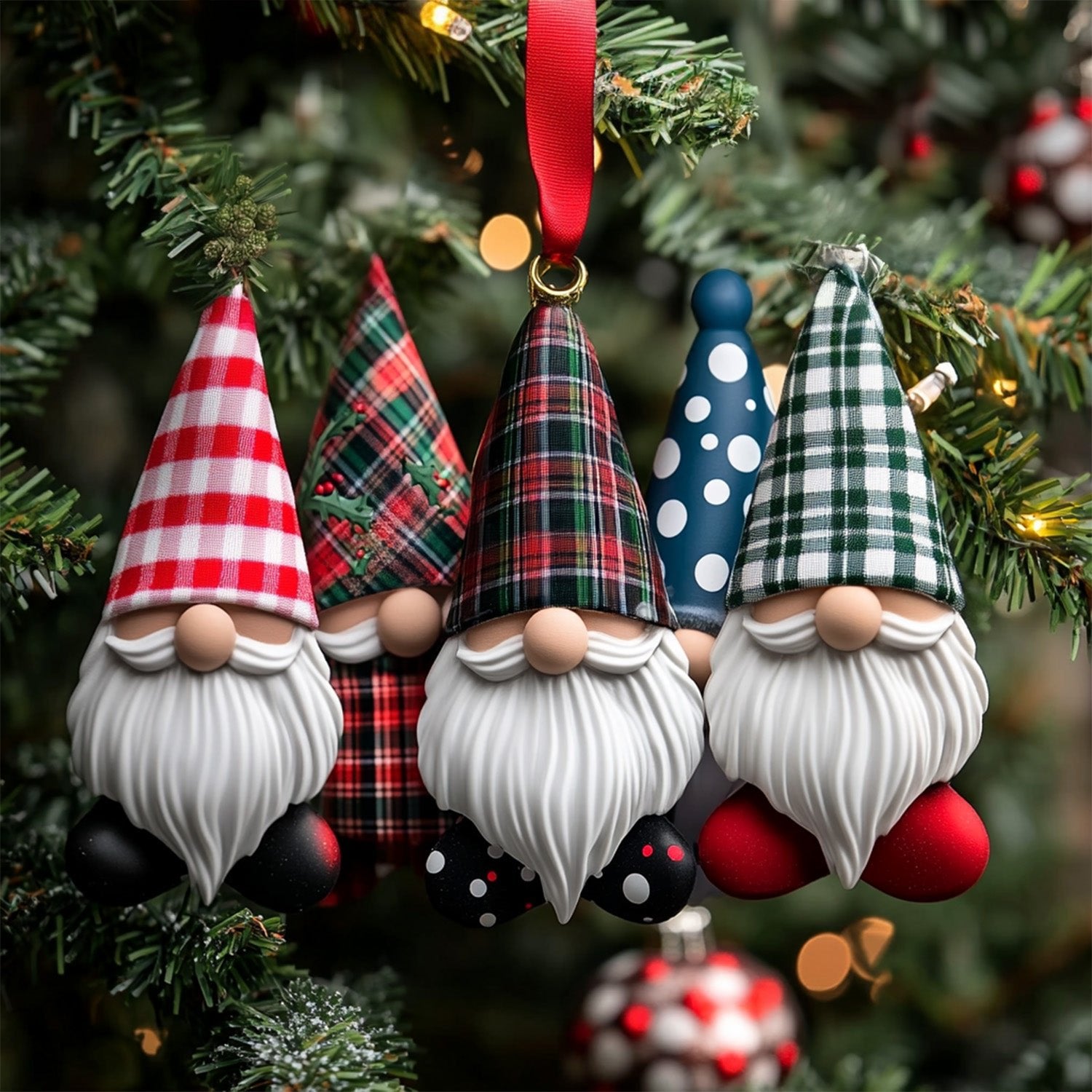 Noel Gnomes Christmas Ornament