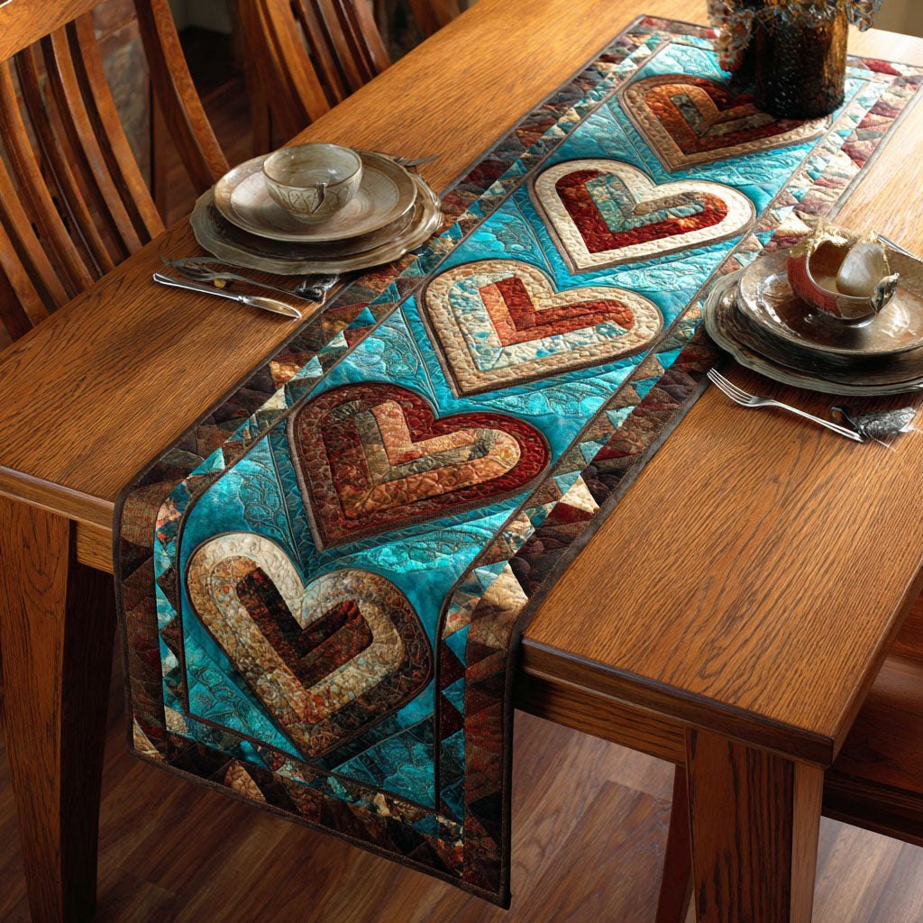 Nomad Hearts Table Runner
