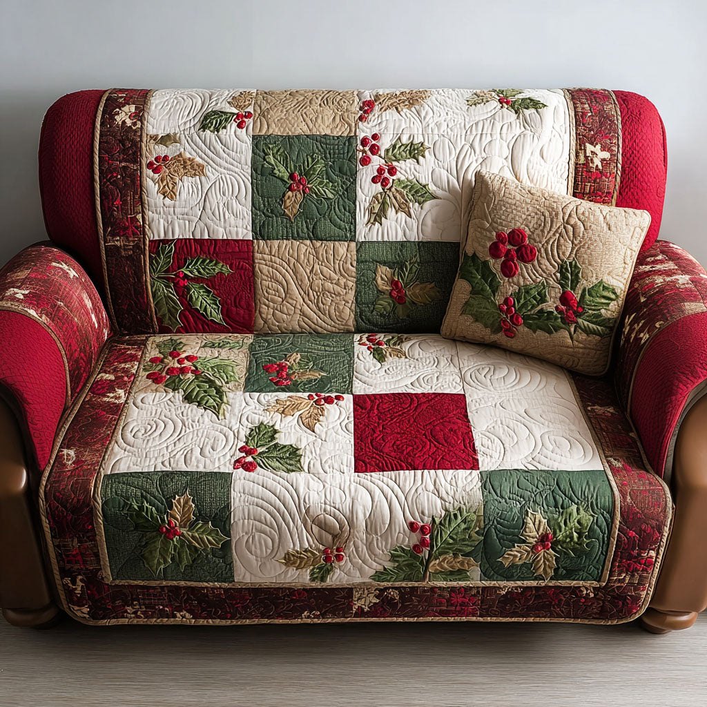 North Pole Cozy Sofa Cover