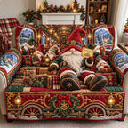 North Pole Express Sofa Cover