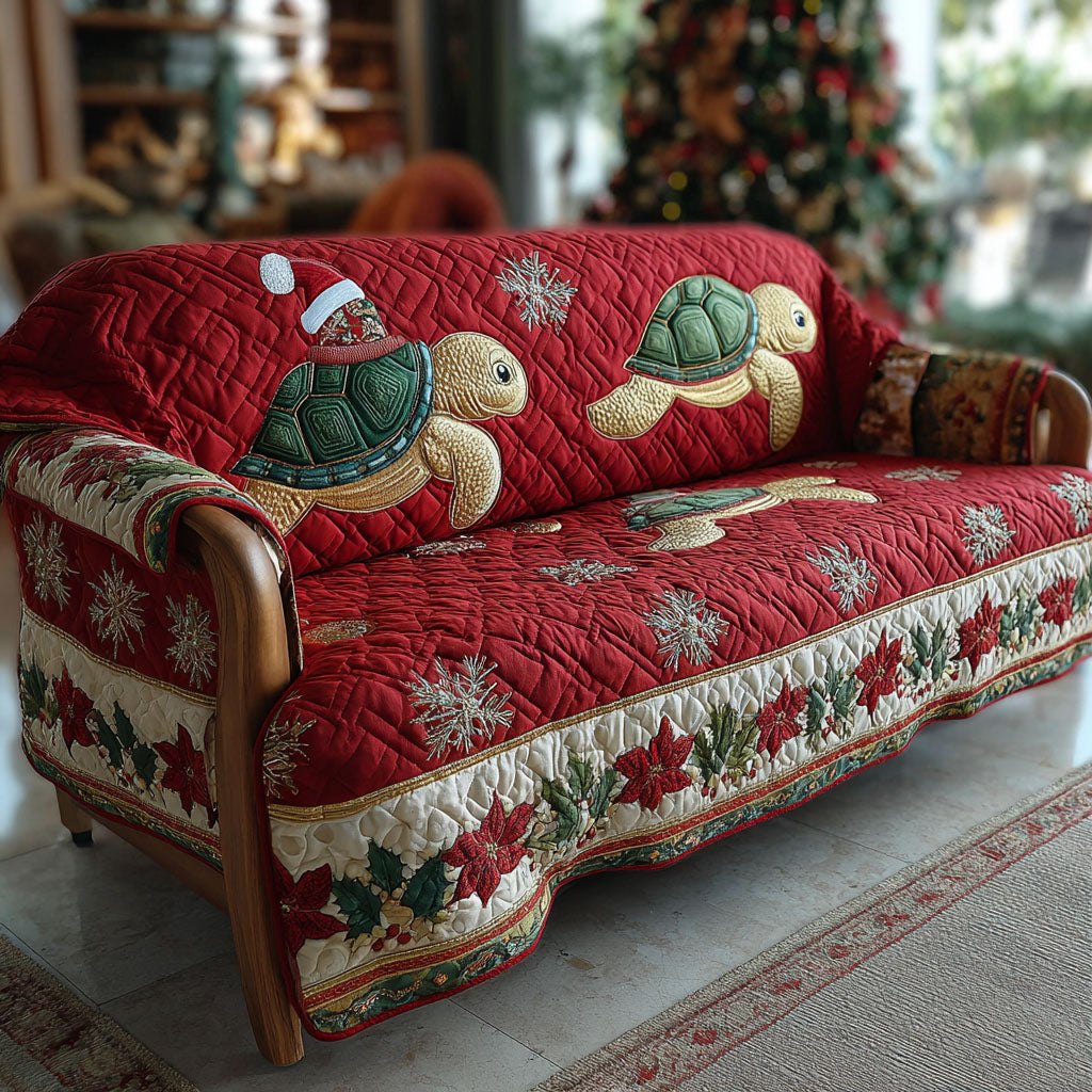 North Pole Turtle Sofa Cover