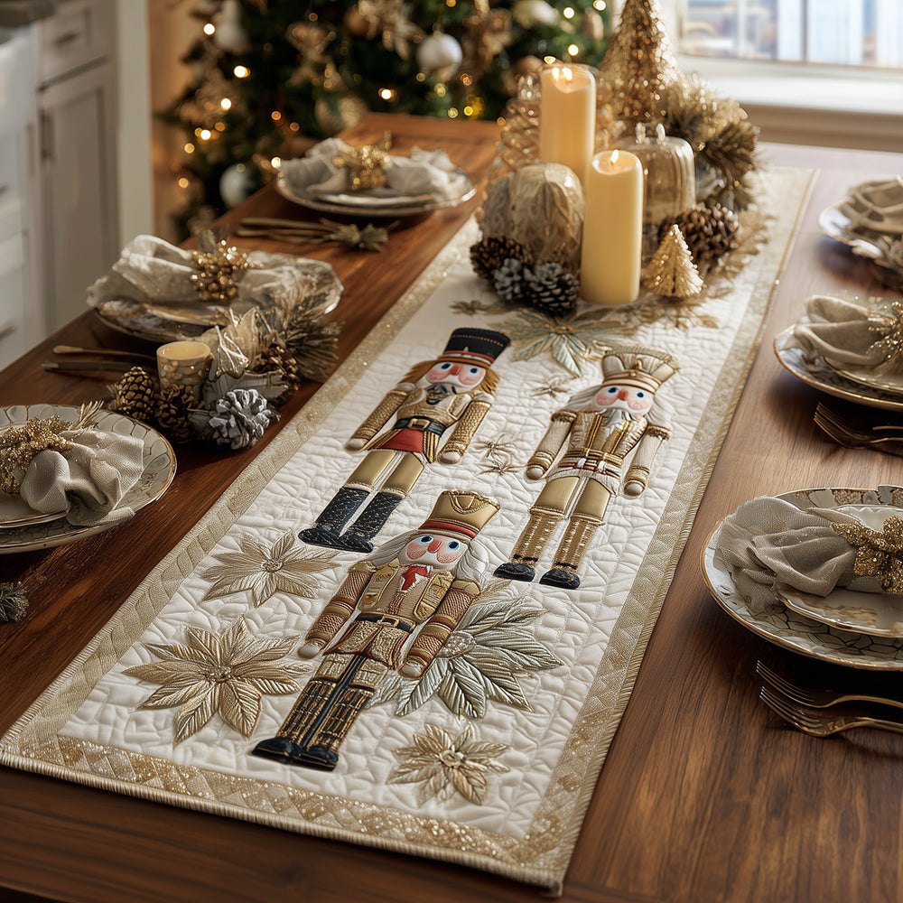 Nutcracker Elegance Table Runner
