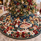 Nutcracker Gift Guard Christmas Tree Skirt